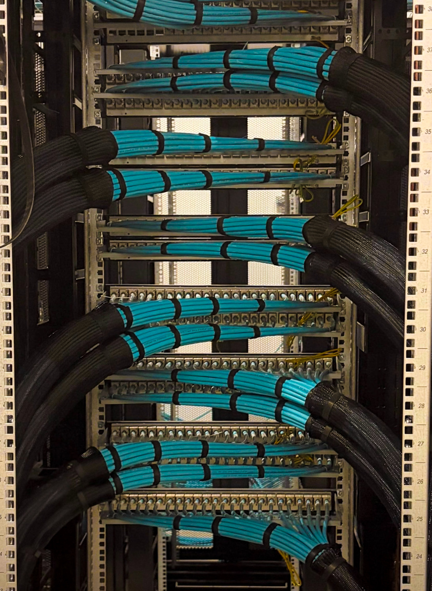 Structured Data Cabling Services live example Network Infrastructure Services - C-Tech Solutions